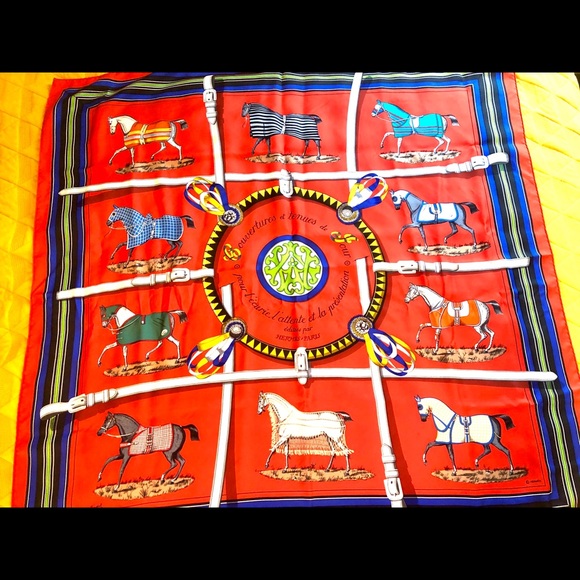 Hermes Scarf from Paris (REAS OFFERS ENTERTAINED) - Picture 6 of 7